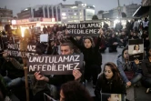 Des manifestants dénoncent le double attentat du 10 octobre, lors d'un rassemblement le 13 octobre 2015 à Ankara 