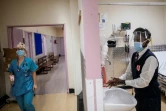 Un médecin sud-africain se prépare dans un hôpital de Johannesburg, le 15 avril 2020