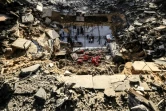 Une maison détruite par un bombardement israélien, le 10 janvier 2024 à Rafah, dans le sud de la bande de Gaza