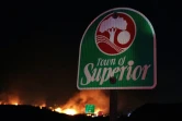 La ville de Superior, dans le Colorado (ouest des Etats-Unis), en flammes, le 30 décembre 2021