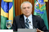 Le président intérimaire brésilien Michel Temer à Brasilia, le 13 mai 2016