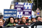 Une manifestation en soutien à l'aéroport Notre Dame des Landes le 13 décembre 2017