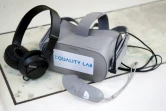 Des lunettes de réalité virtuelle de l'association à but non lucratif Equality Lab, le 26 juillet 2019 à Miami, en Floride