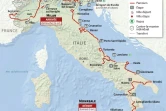 Le parcours du Giro 2020