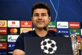 L'Argentin Mauricio Pochettino, alors entraîneur de Tottenham, en conférence de presse à la veille du match de groupes de la Ligue des champions contre l'Olympiacos, à Athènes, le 17 septembre 2019