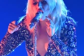 La diva pop Lady Gaga, ici en train d'interpréter "Shallow" lors des Grammy Awards 2019, va chanter sur la scène des Oscars avec Bradley Cooper, qui lui donne la réplique dans le film "A Star is Born"