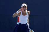 La Suissesse Belinda Bencic contre la Roumaine Sorana Cirstea à l'US Open, le 1er septembre 2022 à New York