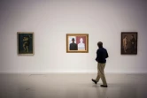 Les mots, les ombres, les flammes, les rideaux et les "corps morcelés" font partie des motifs récurrents de Magritte choisis pour l'exposition au Centre Pompidou, le 20 septembre 2016 à Paris, à la veille de son ouverture