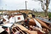 Des maisons détruites à Catano, sur l'île de Porto Rico, le 21 septembre 2017 après le passage de l'ouragan Maria