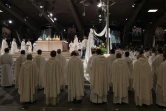 Des prêtres réunis à Lourdes le 15 août 2021