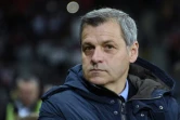 Franck Genesio lors du match Lille - Lyon, le 21 février 2016 à Villeneuve-d'Ascq