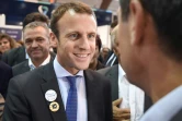 Emmanuel Macron, ex-ministre de l'Economie, au salon de l'élevage, le 14 septembre 2016 à Rennes