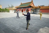 Séance de tai-chi dans un parc à Pékin, le 30 avril 2020