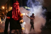 Affrontements entre manifestants et policiers le 10 octobre 2015 à Istanbul 