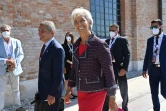 La présidente de la BCE Christine Lagarde à son arrivée à Venise pour le G20 Finances, le 9 juillet 2021
