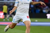 Matteo Guendouzi avec l'Olympique de Marseille contre le PSG en Ligue 1 le 17 avril 2022 au Parc des Princes
