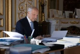 Le président du Conseil constitutionnel, Laurent Fabius, dans son bureau, le 19 octobre 2023 à Paris