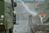 Des supporters de l'opposition manifestent à Nairobi le 17 novembre 2017 contre la tenue de l'élection présidentielle