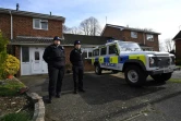 Des policiers britanniques à Salisbury dans le cadre de l'enquête suite à l'empoisonnement présumé d'ex-agent double Sergueï Skripal, le 6 mars 2018