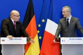 Le ministre français des Finances Bruno Le Maire et son homologue allemand Peter Altmaier à Paris, le 18 janvier 2018