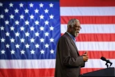 Le grand Bill Russell, onze fois champion NBA avec les Celtics, s'exprimant lors d'une collecte de fonds à Boston, le 18 mai 2011 