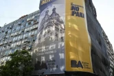 Vue de l'immeuble Otto Wulff, construit entre 1912 et 1914, en cours de restauration, Buenos Aires, le 27 mai 2022