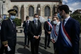 Le ministre de l'Intérieur Gérald Darmanin venu rendre hommage au père Hamel, assassiné il y a quatre ans à Saint-Étienne-du-Rouvray, le 26 juillet 2020