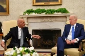 Le président afghan Ashraf Ghani, à gauche, aux côtés du président américain Joe Biden à la Maison Blanche à Washington le 25 juin 2021