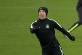 Le milieu de terrain français  de Manchester City  Samir Nasri à l'entraînement à Manchester, le 5 avril 2016