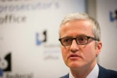 Le porte-parole francophone du parquet fédéral de Bruxelles, Thierry Werts, le 16 mars 2016, lors d'une conférence de presse au lendemain de la fusillade de la rue du Dries à Forest-Vorst