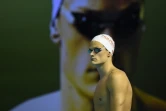 Le nageur français Yannick Agnel s'apprête à disputer la finale du 200 m des Championnats de France à Montpellier, le 30 mars 2016 