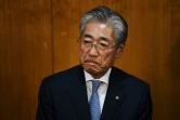 Tsunekazu Takeda, alors président du Comité olympique japonais, le 19 mars 2019 à Tokyo