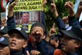 Des milliers de musulmans manifestant le 13 décembre 2016 à Jakarta réclamant l'incarcération du gouverneur