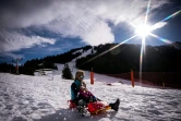 Descente en luge sur une piste du Mourtis (Haute-Garonne) le 16 décembre 2020