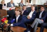Luka Modric, entendu lors du procès du sulfureux Zdravko Mamic à Osijek, le 14 juin 2017, a vu sa popularité en Croatie ternie par un scandale de corruption 