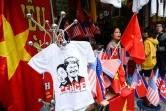 T-shirts représentant Donald Trump et Kim Jong Un en vente dans les rues de Hanoï