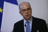 Le ministre de l'Intérieur Bernard Cazeneuve lors d'une conférence de presse le 6 octobre 2015 à Paris