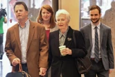 Edwin Hardeman (G) quitte le tribunal avec sa femme Mary Hardeman (D) après avoir remporté son procès contre Monsanto, le 27 mars 2019 à San Francisco