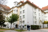 L'immeuble où se situe l'appartement de l'auteur de l'attaque terroriste à Vienne, le 4 novembre 2020