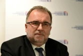 Le président du lobby industriel BDI Siegfried Russwurm dans les locaux du Medef à Paris, le 10 novembre 2021