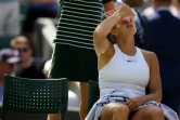 La Bélarusse Aryna Sabalenka lors de son match contre la Française Varvara Gracheva à Wimbledon, le 7 juillet 2023