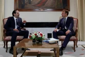 Le président français Emmanuel Macron et l'ancien Premier ministre libanais Saad Hariri à Beyrouth, le 31 août 2020