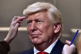 Le personnage de cire à l'effigie de Donald Trump, le 19 janvier 2017 au musée Grévin à Paris