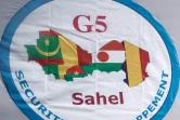 Le logo du G5 Sahel, le 3 juin 2020 à Bamako