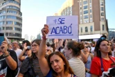 Manifestation d'associations féministes en soutien à la joueuse de football Jennifer Hermoso, 28 août 2023 à Madrid