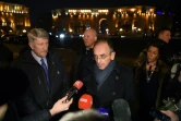 Le candidat à la présidentielle Eric Zemmour avec le souverainiste Philippe de Villiers, en visite à Erevan (Arménie), le 12 décembre 2021