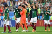 Les Mexicains, battus par les Suédois, mais qualifiés pour les 8e du Mondial, le 27 juin 2018 à Ekaterinbourg