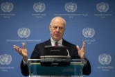 L'émissaire de l'ONU pour la Syrie, Staffan de Mistura, le 27 janvier 2018 à Vienne