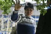 L'ancien président Evo Morales, le 11 octobre 2023 à La Paz, en Bolivie