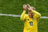 Le milieu de terrain suédois Emil Forsberg lors de la qualification en quarts de finale du Mondial le 3 juillet 2018